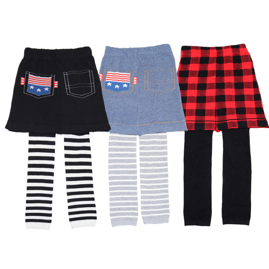 Angelina Girls' Sweater Footless Tights with Attached Skirt (3 Dozen), #0399
