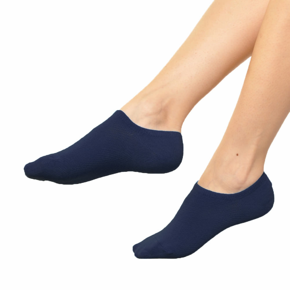 Angelina No-Show Socks With Non-Slip Silicone Patch (12-Pairs), #XXSOCK