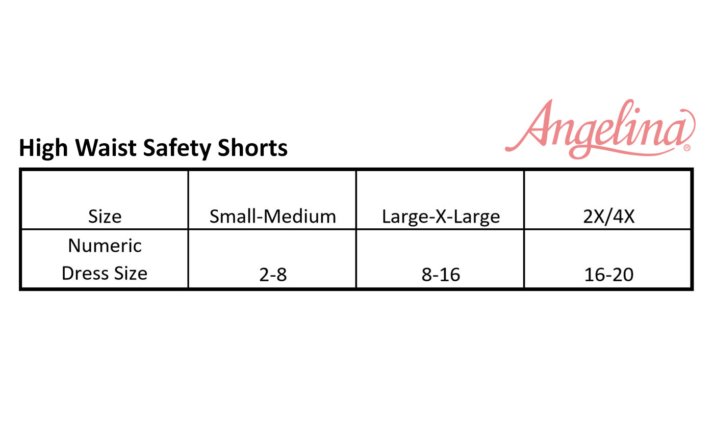 Angelina Women's Microfiber High Waist Knee Length Shorts (4-Pack), #135