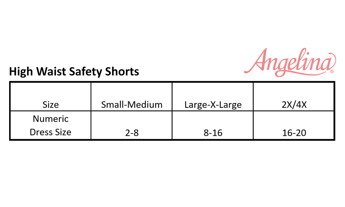 Angelina Women's Microfiber High Waist Knee Length Shorts (2 Dozen), #135