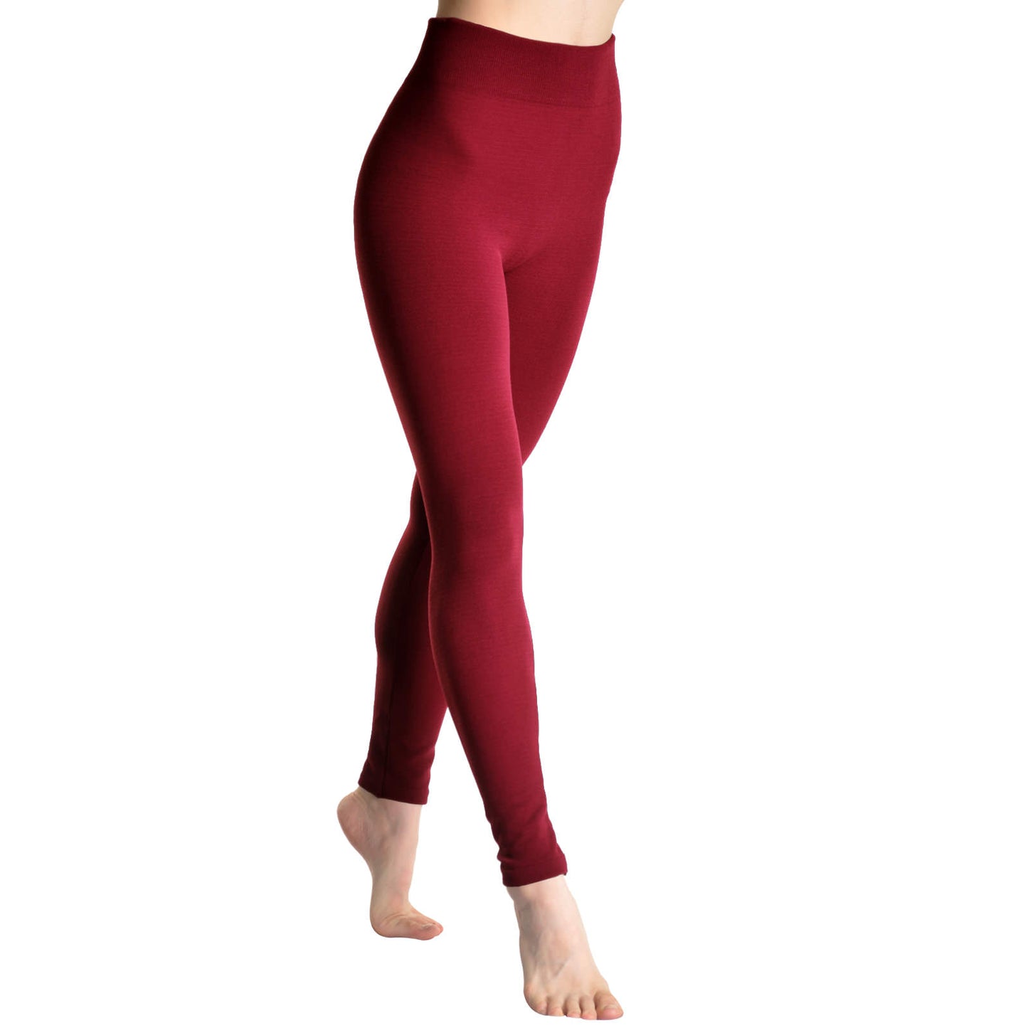 Angelina Seamless Footless Leggings with Winter Warmth Plus Lining (6 or 12 Pack), #022