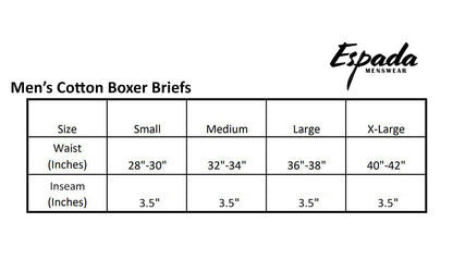 Espada Menswear Comfort Boxer Briefs (12-Pack), #1071