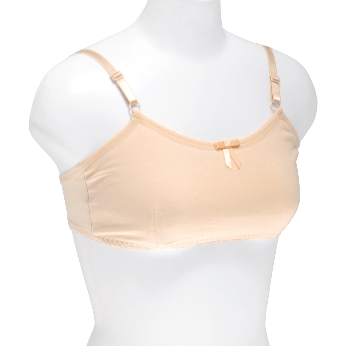 Angelina Girl's Wire-free Classic Cotton Training Bra (6-Pack), #B993A