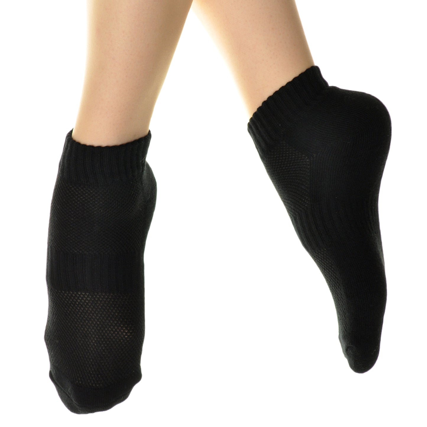 Angelina Unisex Ankle Socks with Arch Support and Cushioned Soles (12-Pairs), #XASOCK