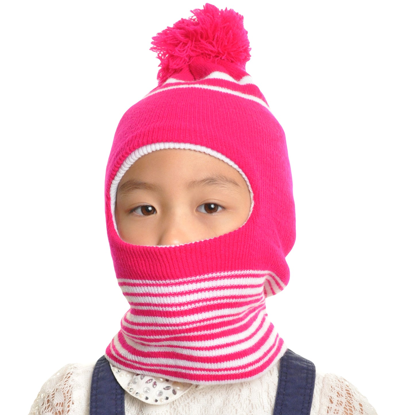Swan Kids' Balaclava-Style Ski Mask with Extended Neck Coverage (6-Pack), #WH3031