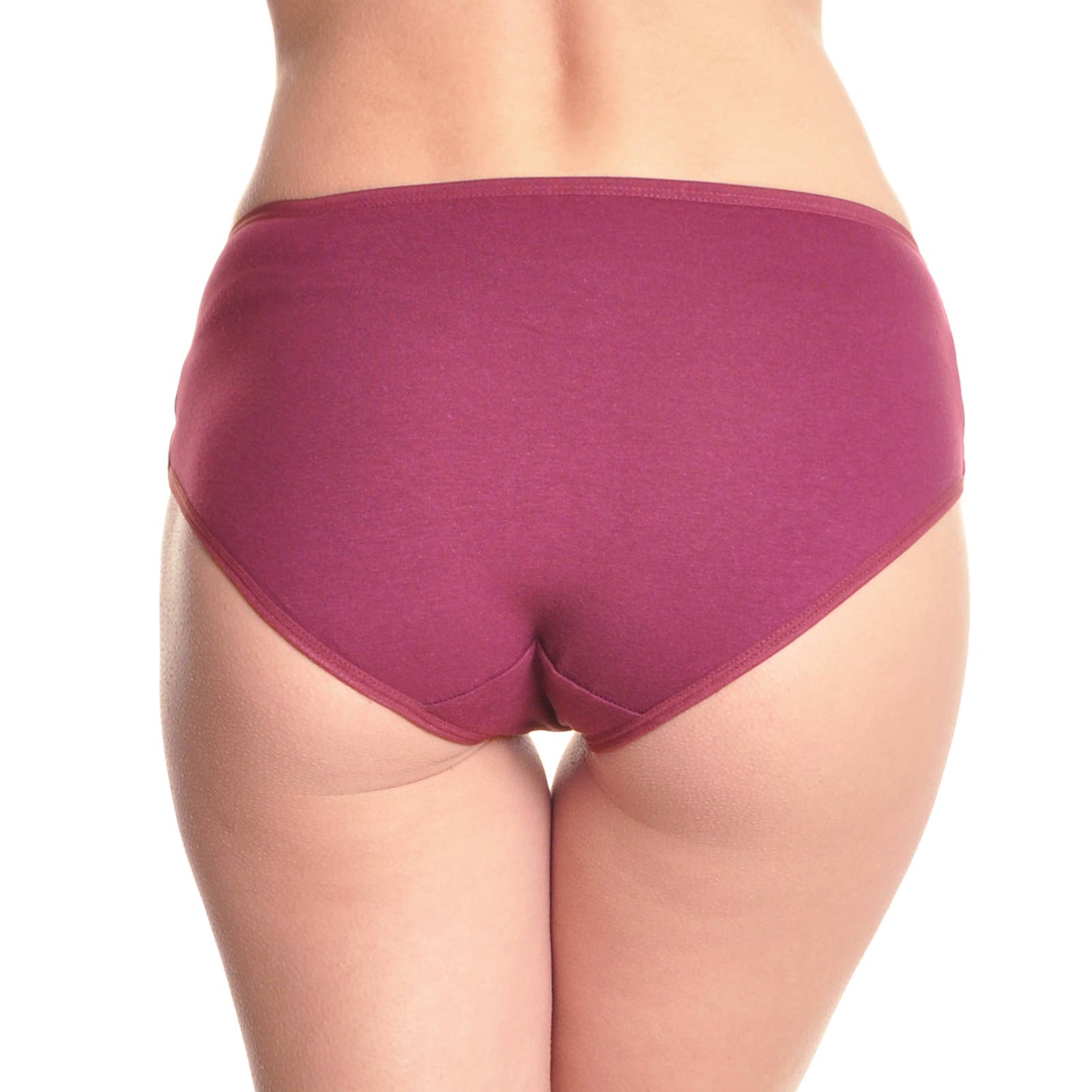 Angelina Cotton Heart Embellished Rhinestone Briefs (12-Pack), #G3123