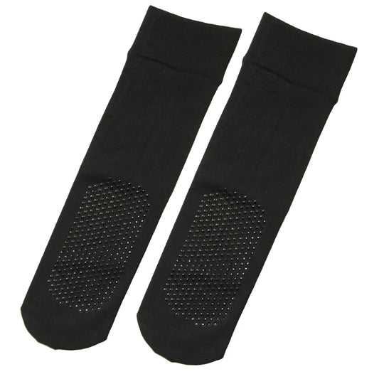 Angelina Womens Non-Skid Ankle Socks with Brushed Fleece Interior (12-Pairs), #2541