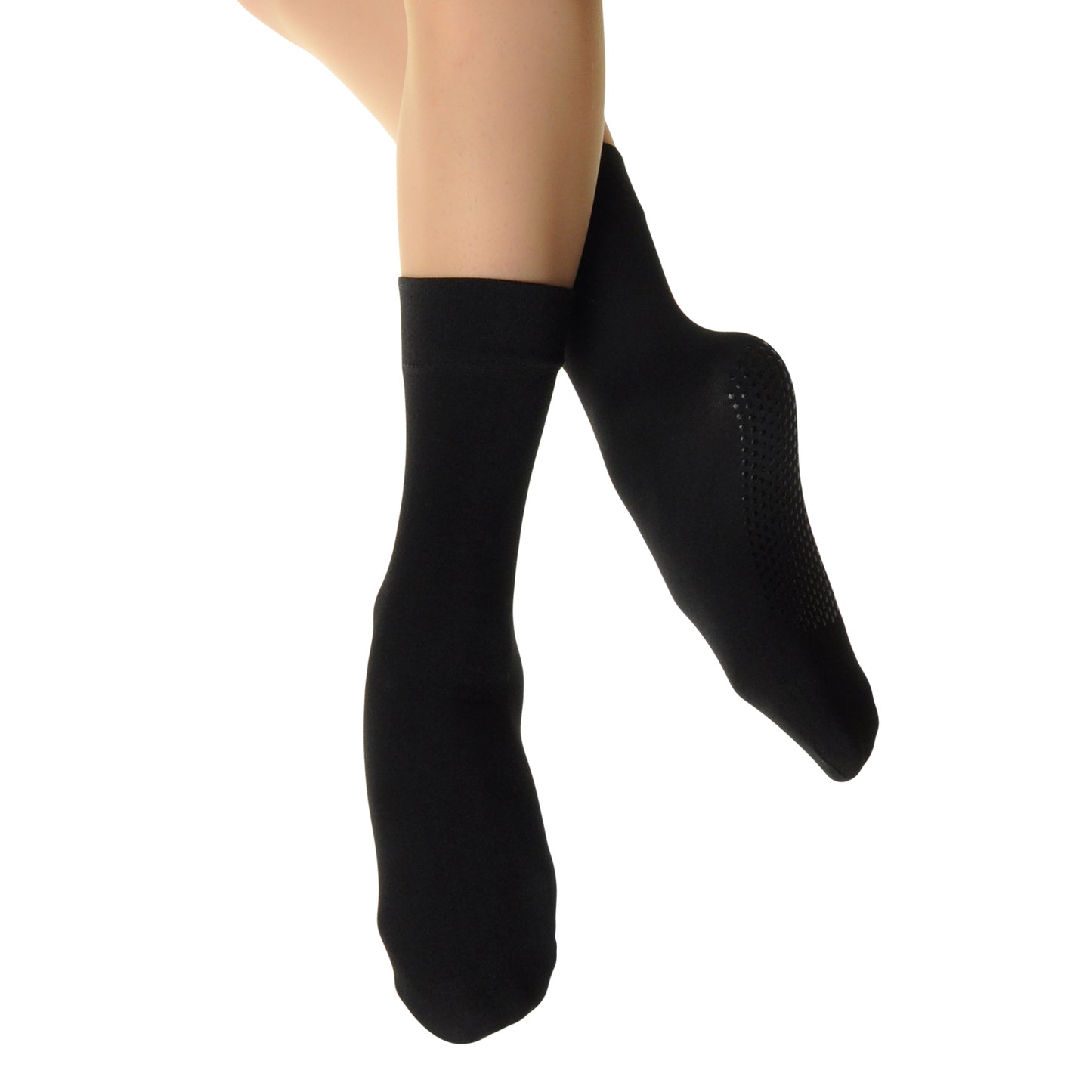 Angelina Womens Non-Skid Ankle Socks with Brushed Fleece Interior (12-Pairs), #2541