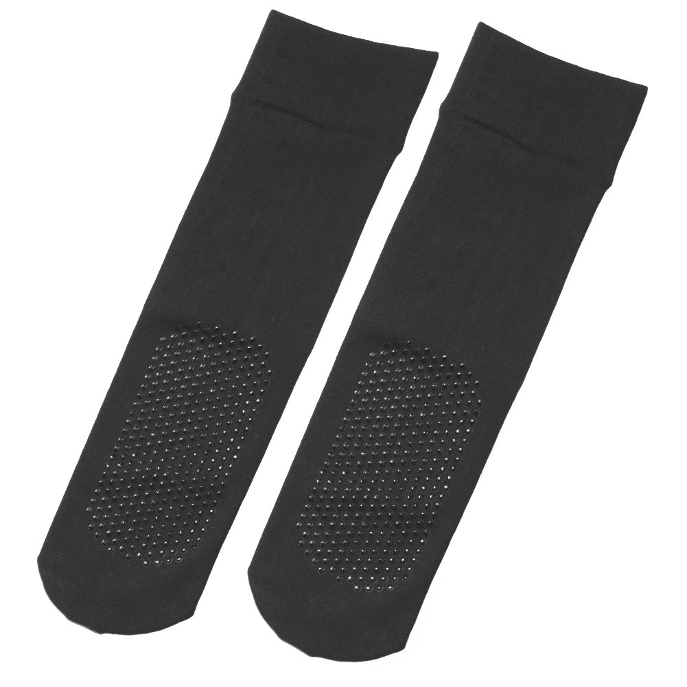 Angelina Womens Non-Skid Ankle Socks with Brushed Fleece Interior (12-Pairs), #2541