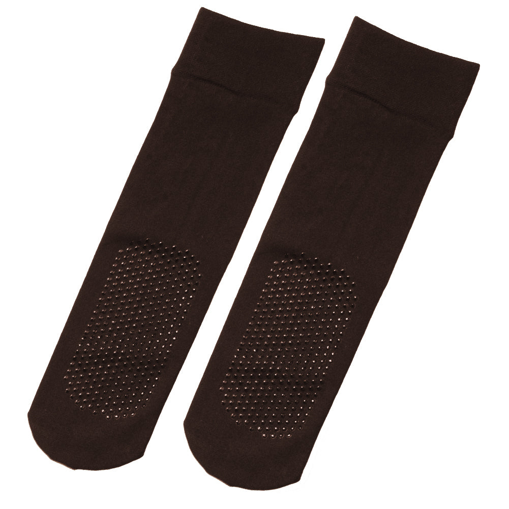 Angelina Womens Non-Skid Knee-High Socks with Brushed Fleece Interior (12-Pairs), #2542