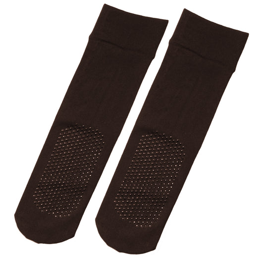 Angelina Womens Non-Skid Knee-High Socks with Brushed Fleece Interior (12-Pairs), #2542