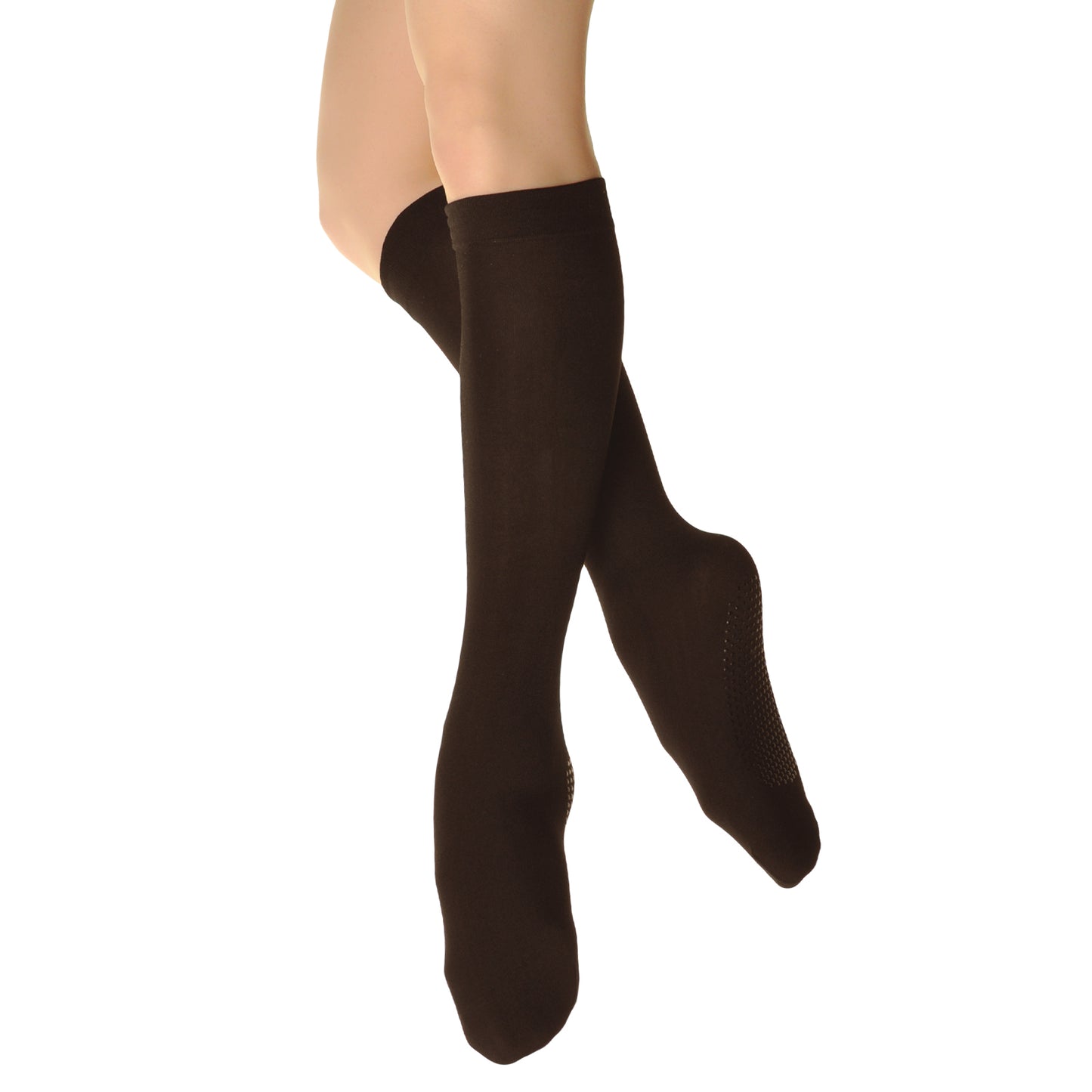 Angelina Womens Non-Skid Knee-High Socks with Brushed Fleece Interior (12-Pairs), #2542