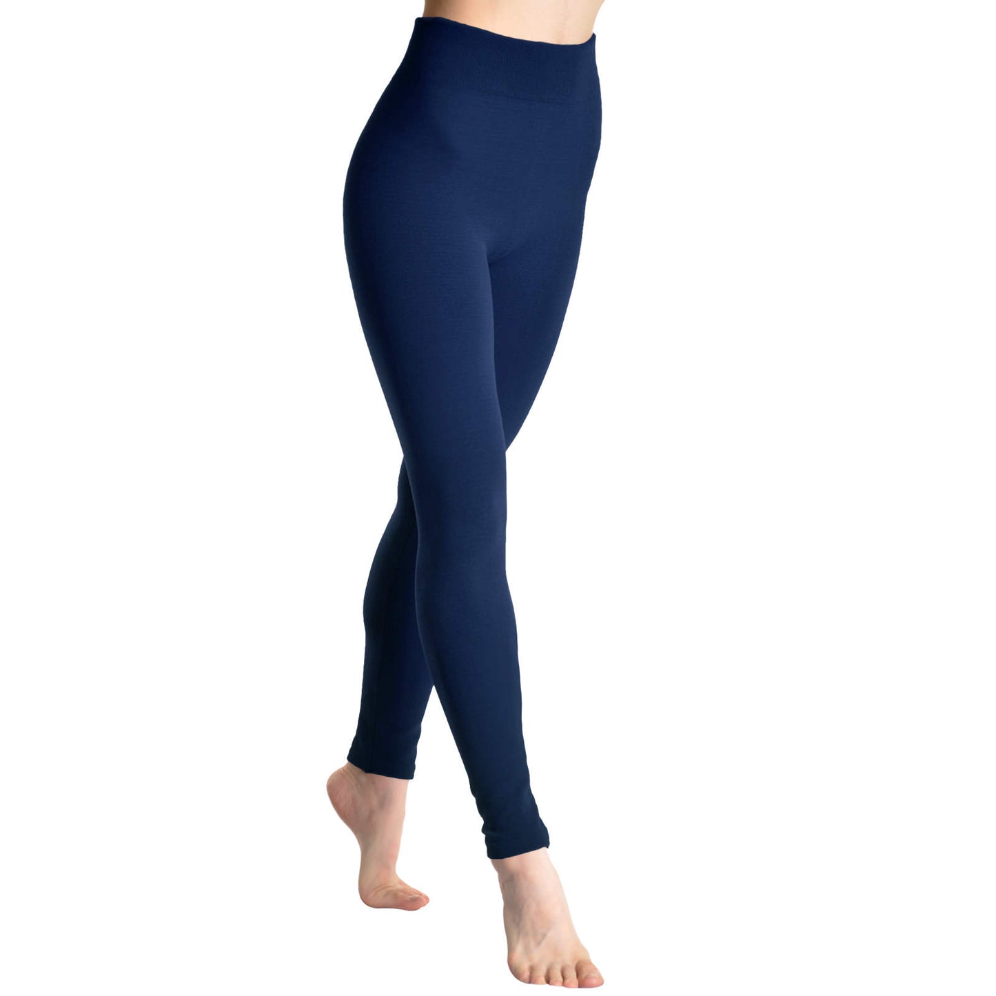 Angelina Seamless Footless Leggings with Winter Warmth Plus Lining (6 or 12 Pack), #022