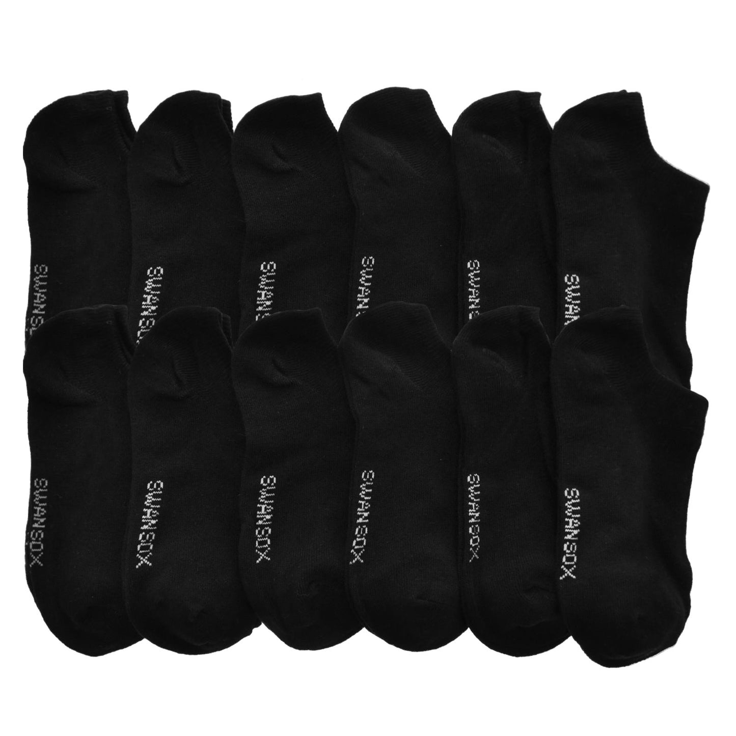 Swan Unisex No-Show Sport Sock (12-Pairs), #3305
