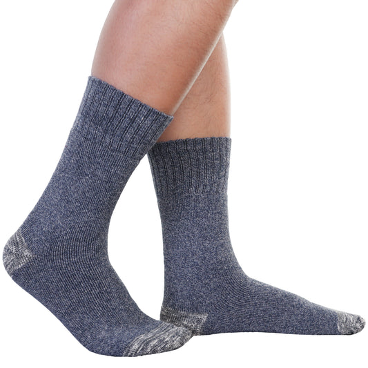 Angelina Men's Marled Crew Socks (6-Pairs), #2560