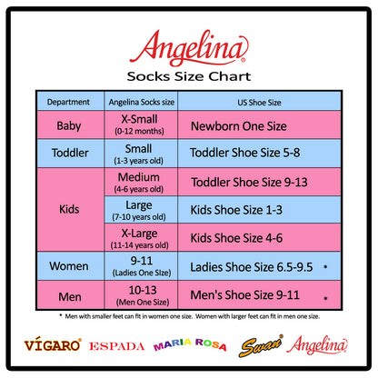 Angelina Nylon Sheer Thigh-Highs (6-Pack), #101