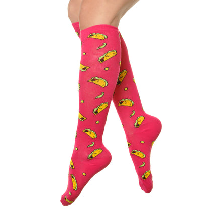 Angelina Novelty Foodie Knee-High Socks (6-Pairs), #2557