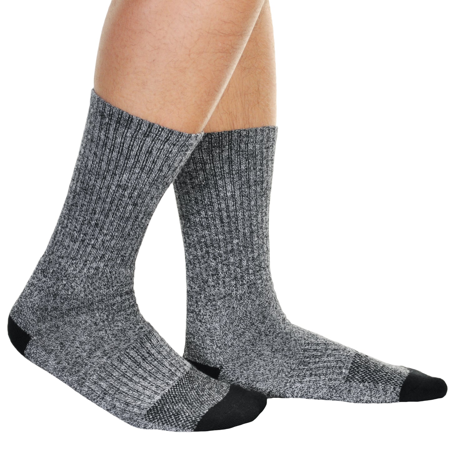 Swan French Terry Unisex Sport Crew Socks (12-Pairs), #XCSOCK