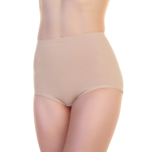 Angelina Mid-Rise Waist Body Shaping Panties (6-Pack), #4918