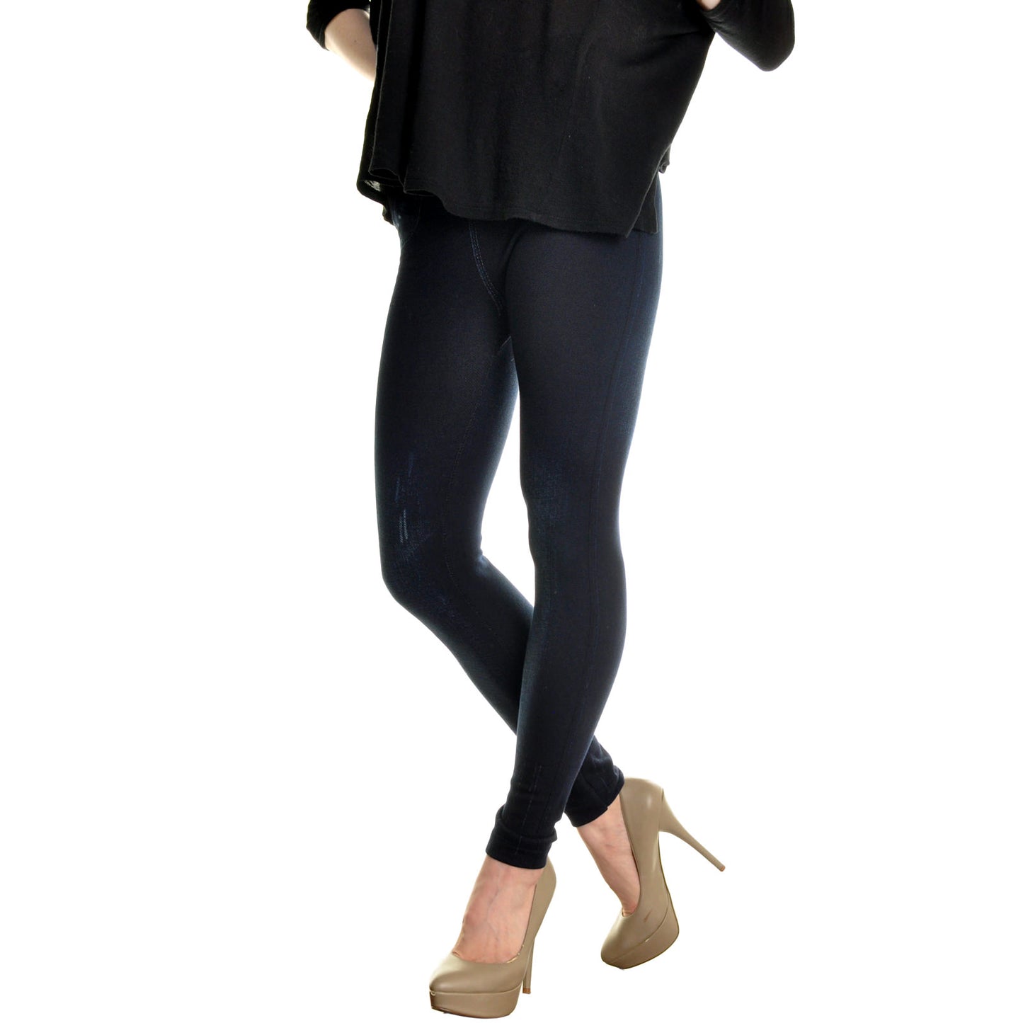 Angelina Lady's Patterned Jeggings (6-Pack), #006