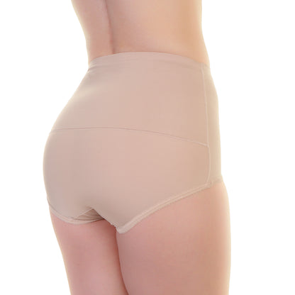 Angelina Mid-Rise Waist Body Shaping Panties (6-Pack), #4918
