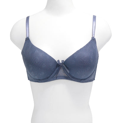 Angelina Wired A-Cup Bras with Mesh Diamond Print Design (6-Pack), #B381A