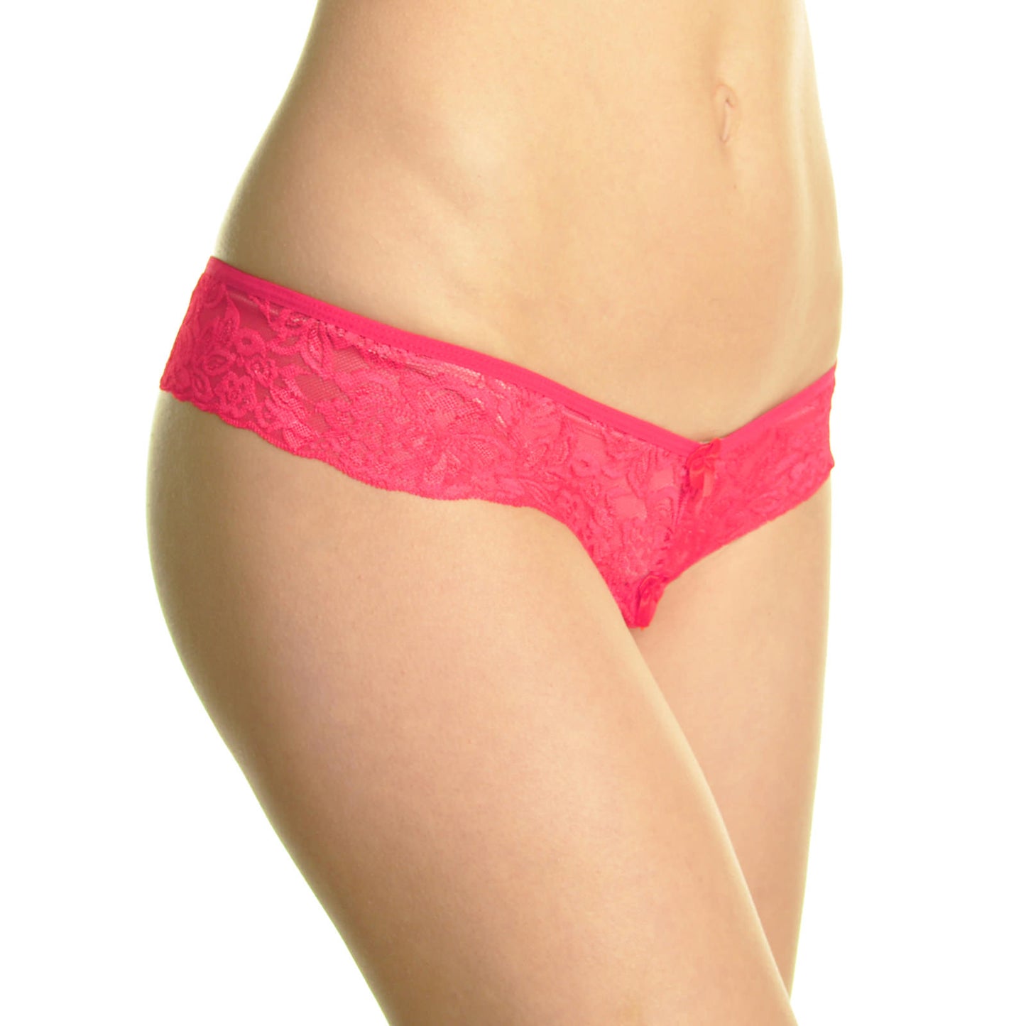 Angelina Open-Crotch Lace Thongs (2-Pack), #G3251