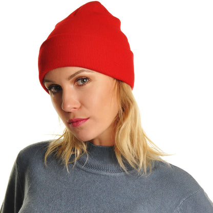 Swan Knit Basic Color Unisex Adult Beanies Cap Hat (6-Pack), #WH0063