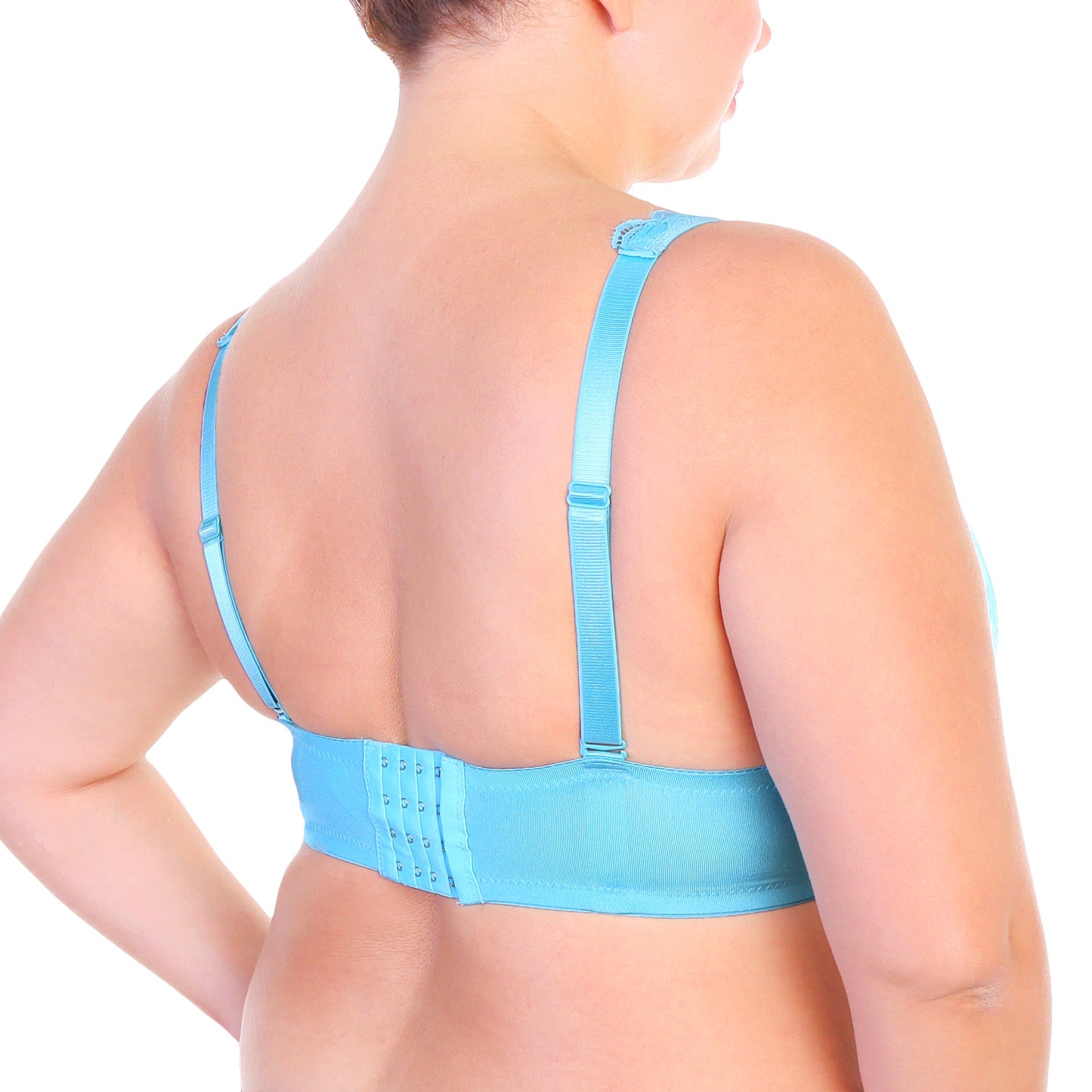 Angelina Wired, Padded Extended Size Bras with Cushioned Straps (6-Pack), #B220D