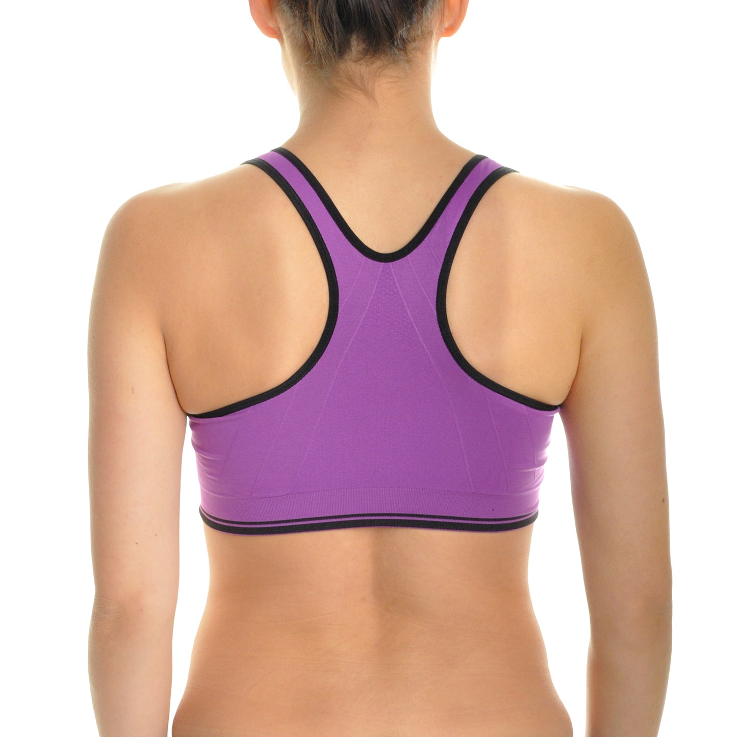 Angelina Wire-Free, Seamless Bralette with Front-Zip Closure (6-Pack), #SE835