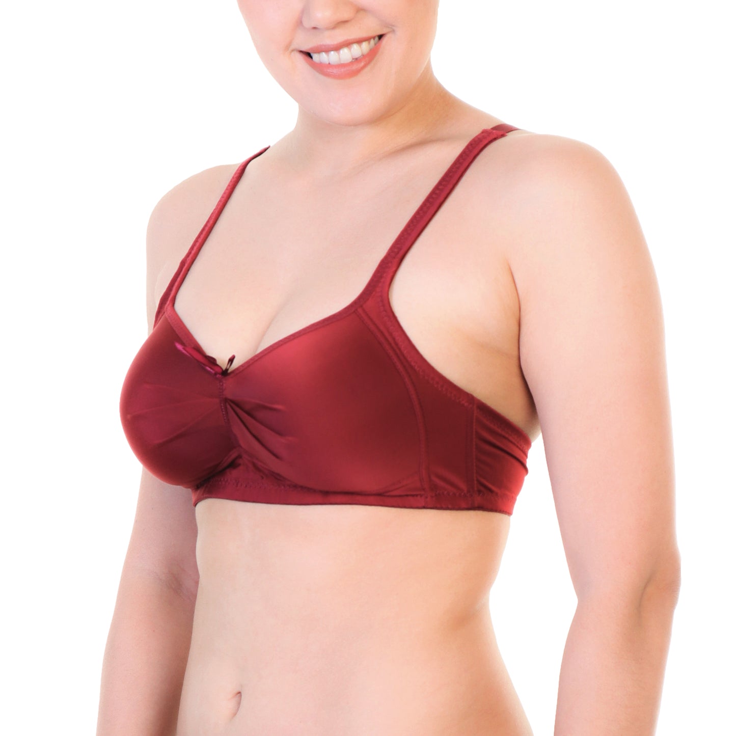 Angelina Wire-free Full Coverage Bras with Adjustable Straps (6-Pack), #B130