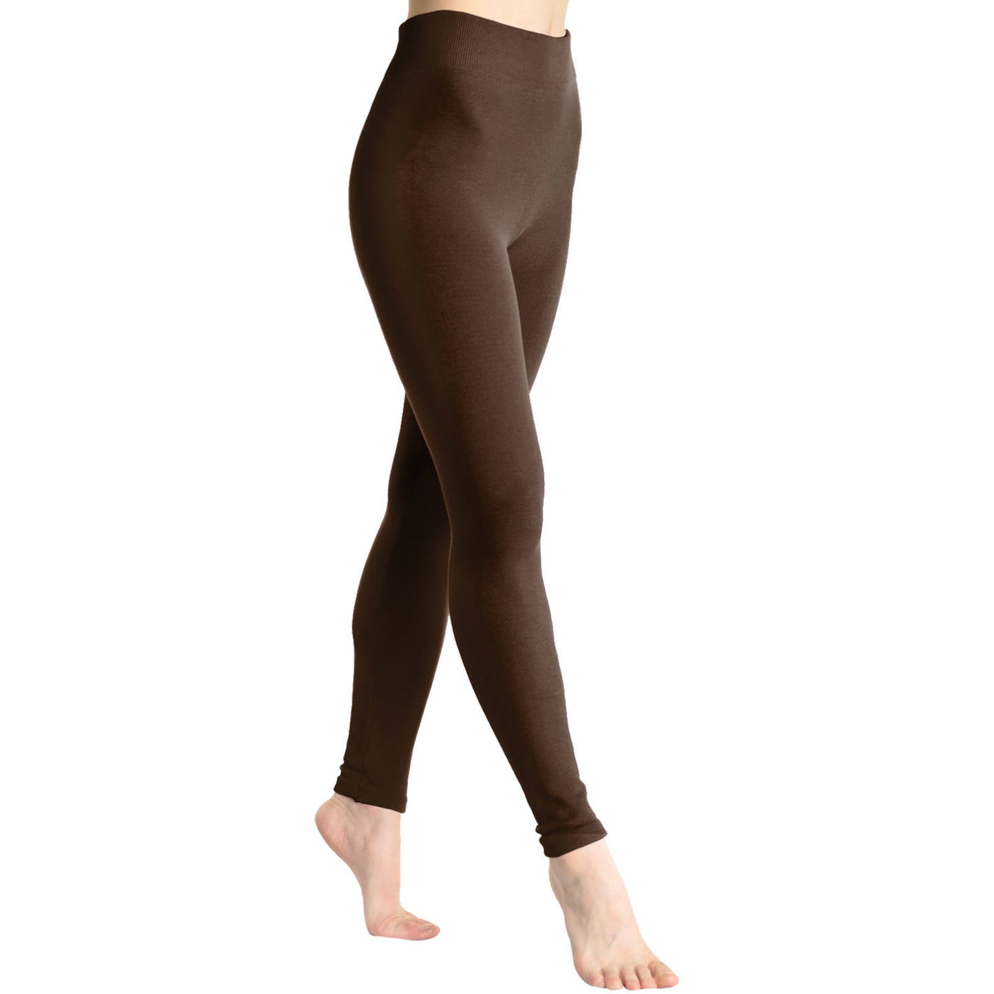 Angelina Seamless Footless Leggings with Winter Warmth Plus Lining (6 or 12 Pack), #022