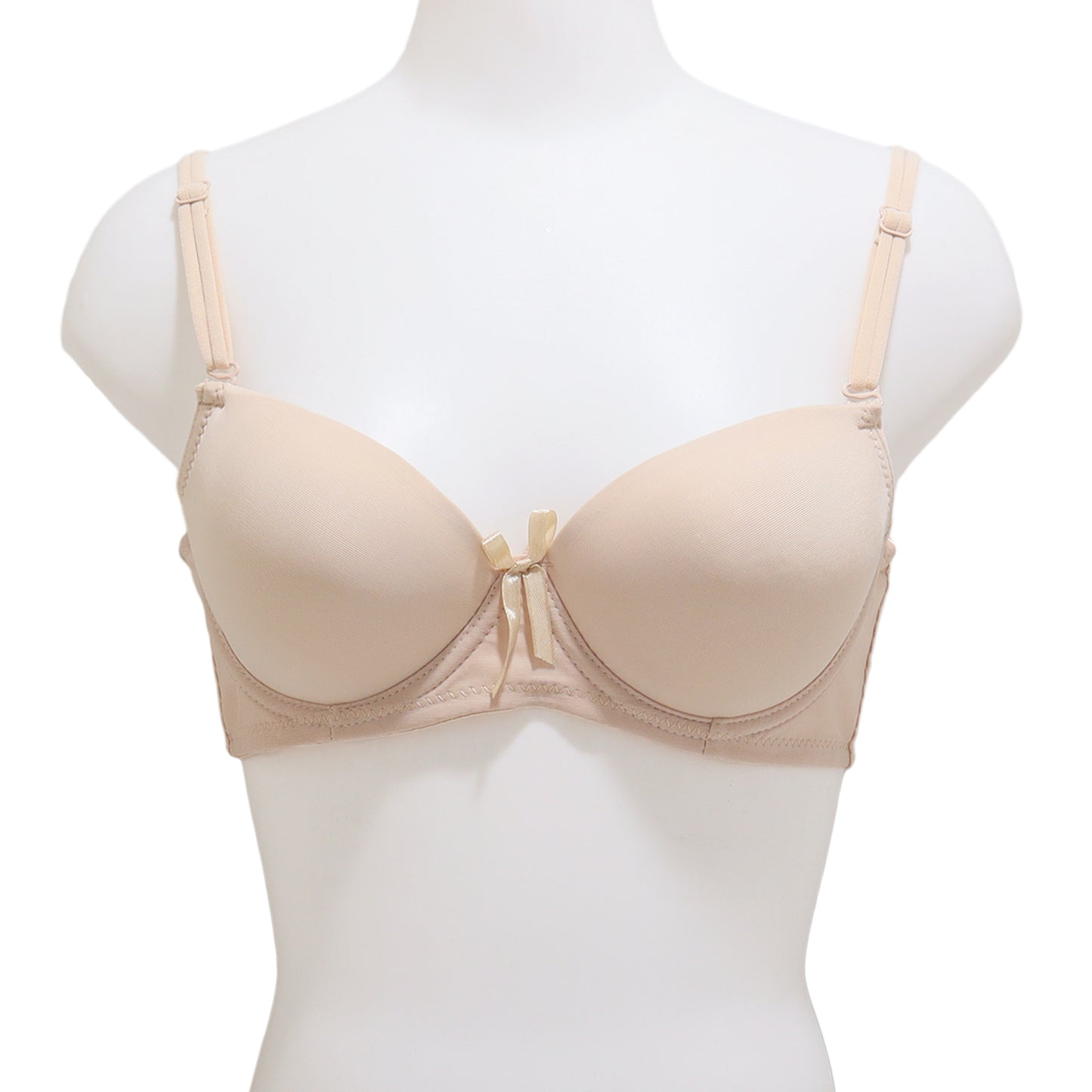Angelina Wired, Lightly Padded A Cup Bras with Double Strap (6-Pack), #B133A