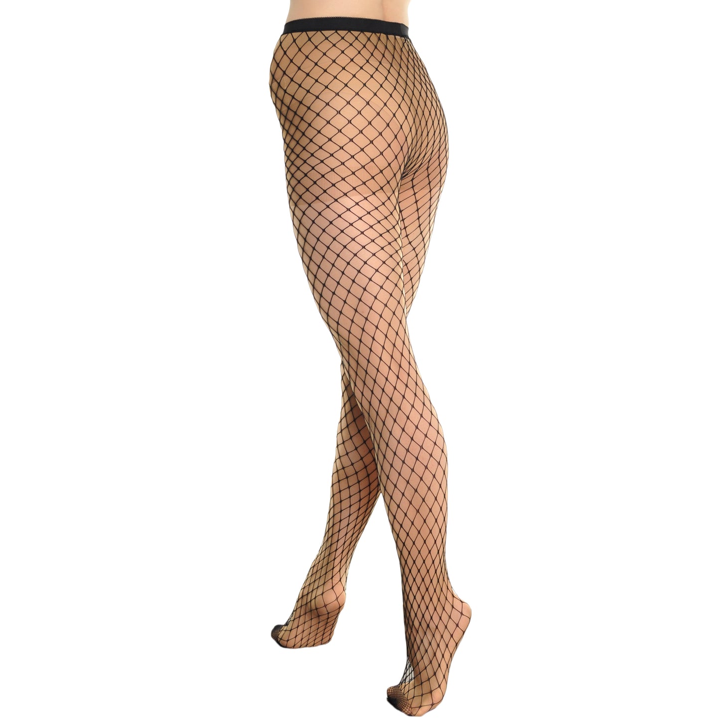 Angelina Fence Net Pantyhose with Spandex (6-Pack), #5295