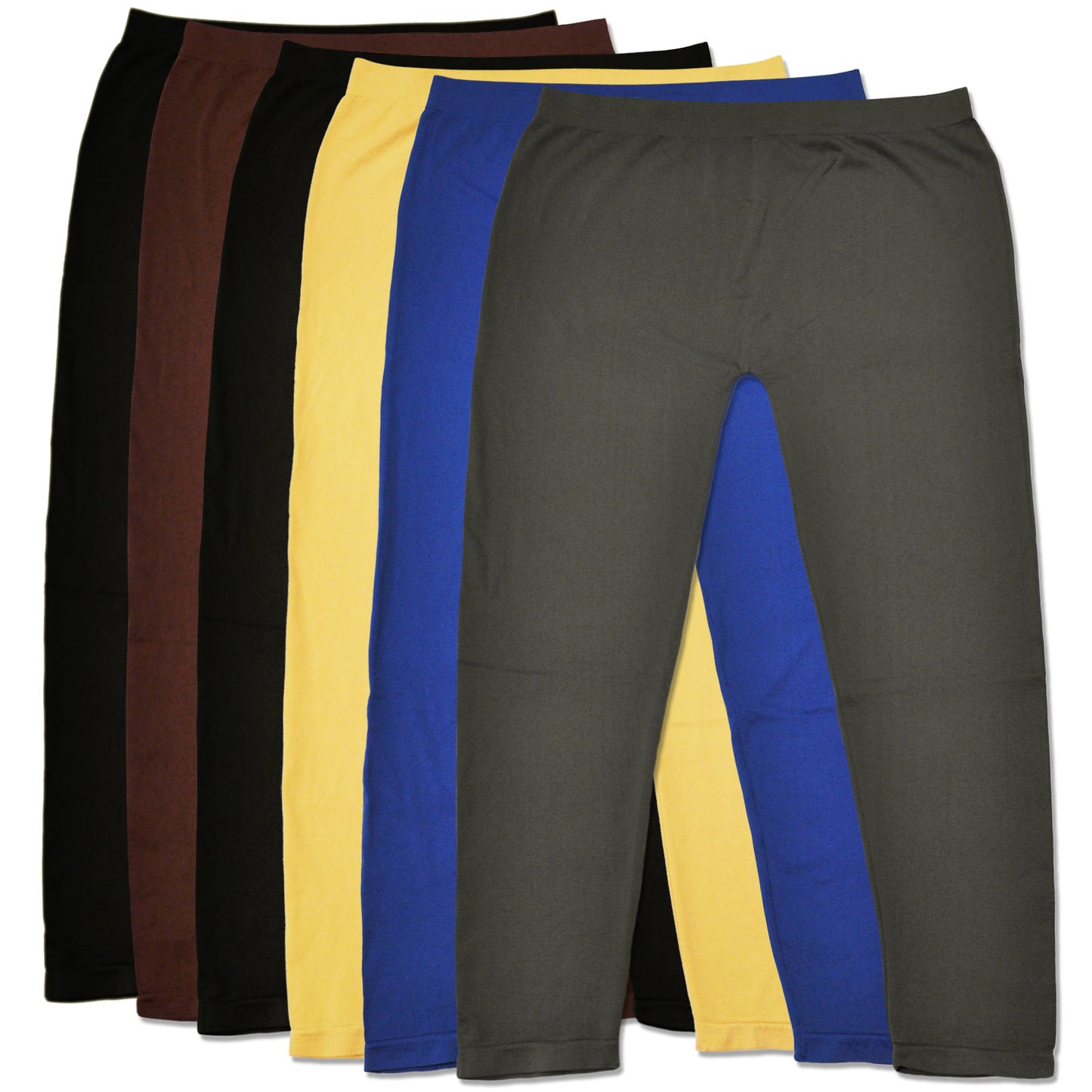 Angelina Queen Size Full Length Seamless Leggings (6 or 12 Pack), #SE1011
