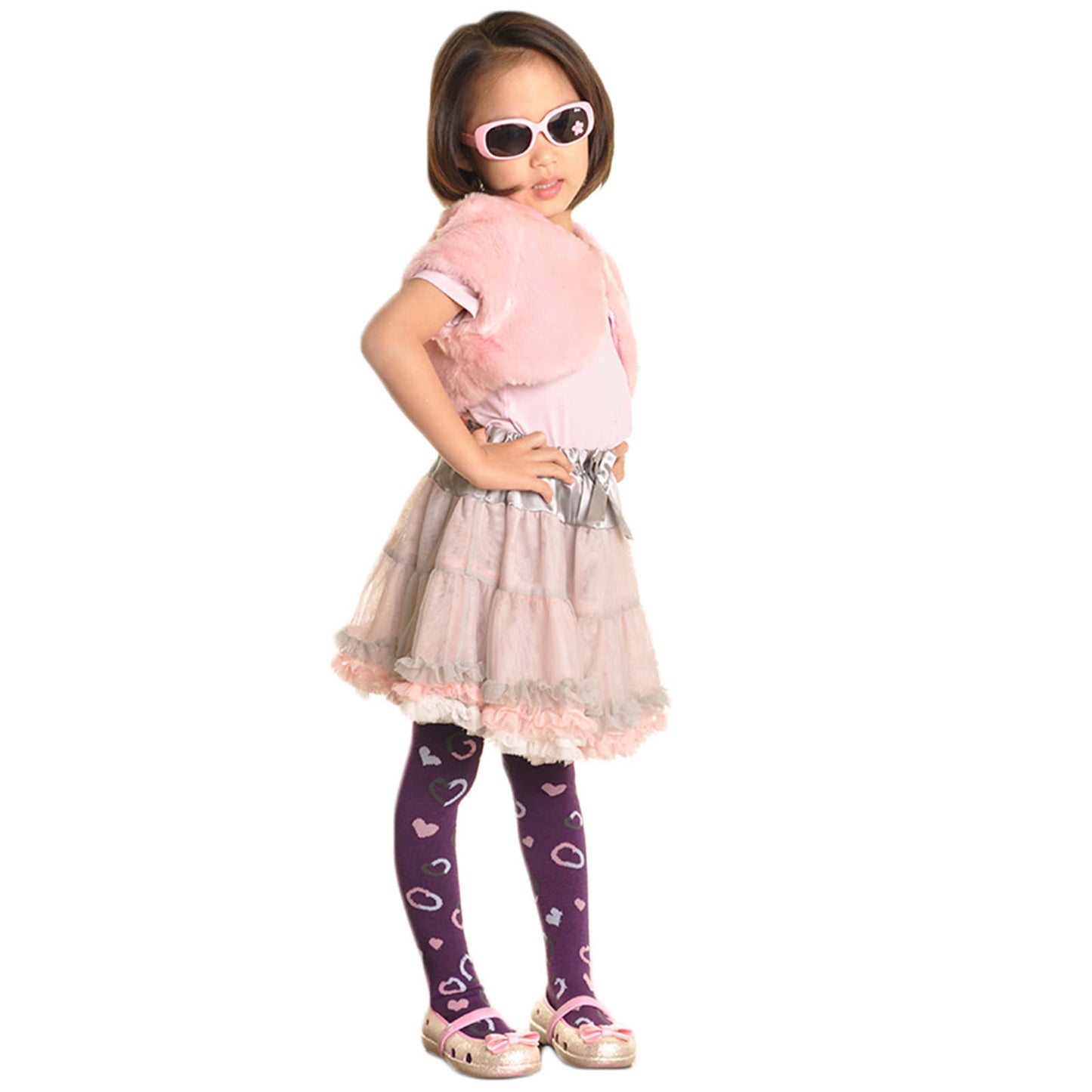 Angelina Girls Winter Warmth Assorted Designed Tights (12-Pairs), #013