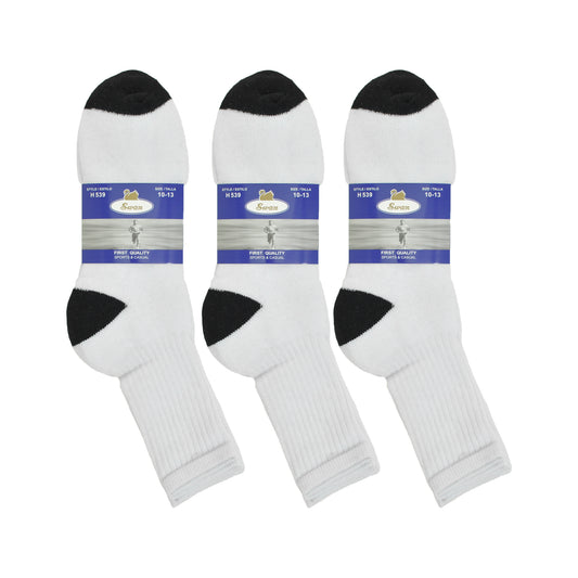 Swan Unisex Sport Socks (12-Pairs), #H539
