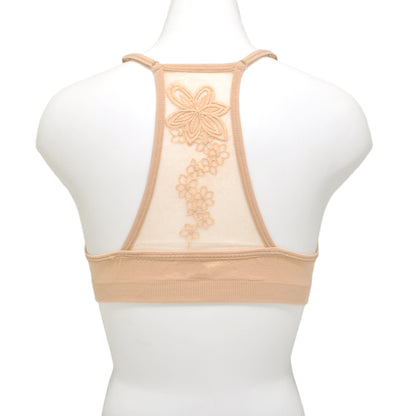 Angelina Girls Seamless Bralette with Embroidered Mesh Detail (6-Pack), #SE897
