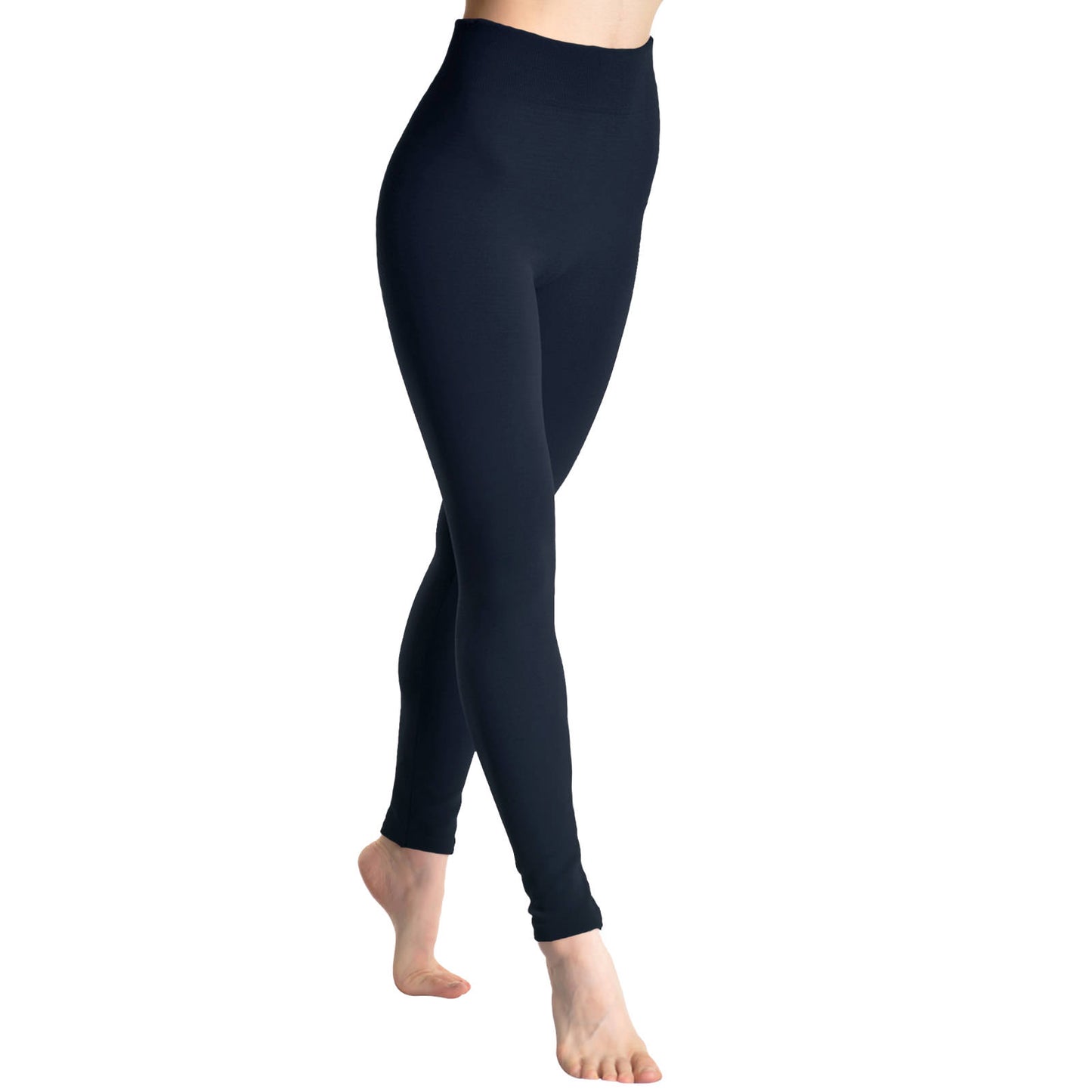 Angelina Seamless Footless Leggings with Winter Warmth Plus Lining (6 or 12 Pack), #022