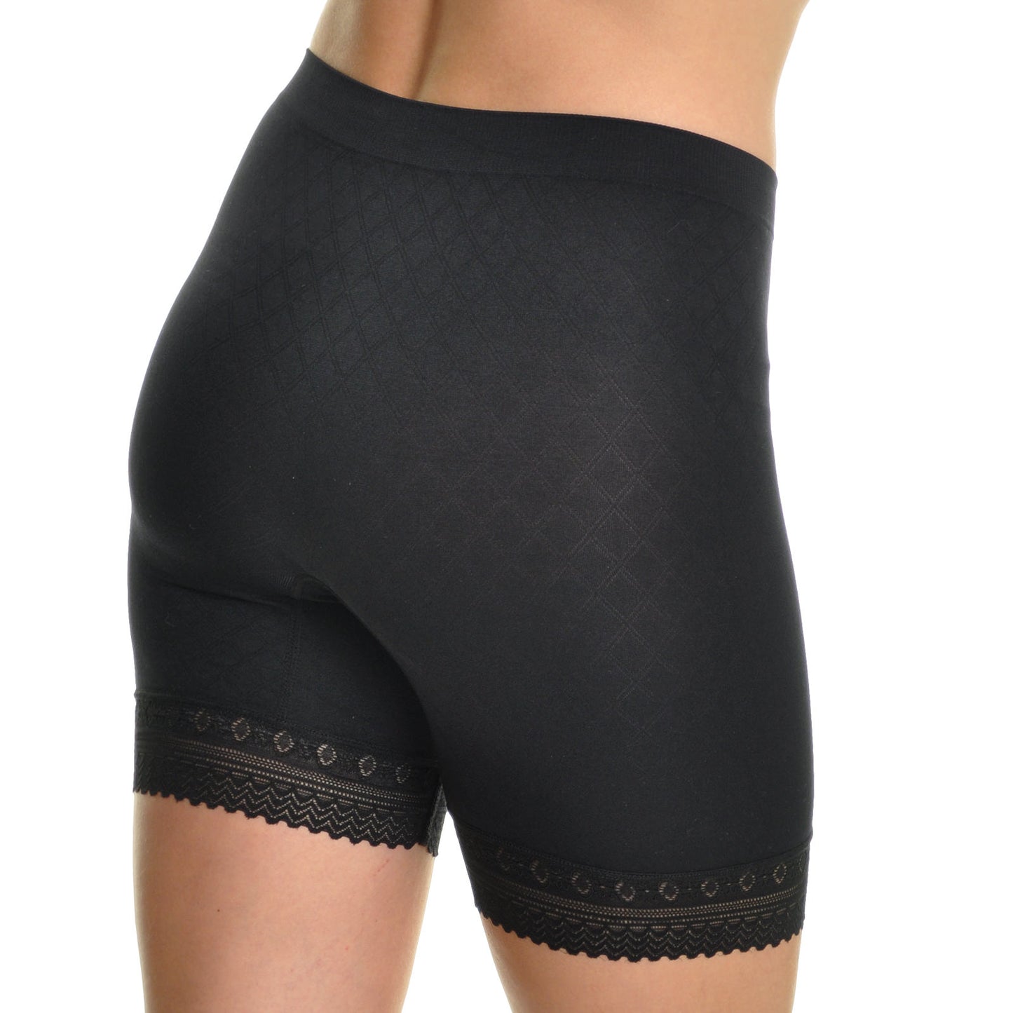 Angelina Seamless Safety Shorts With Lace Trim (3 Dozen), #SE316