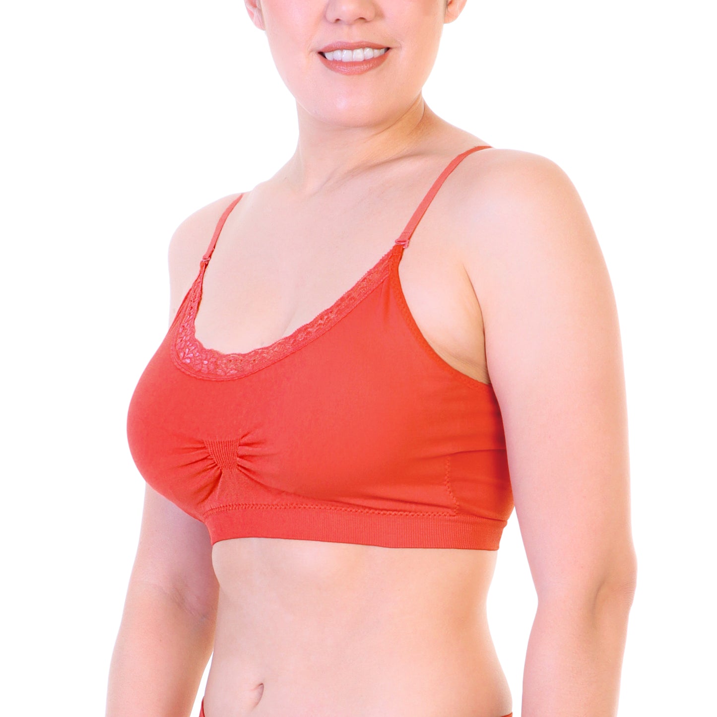Angelina Seamless Bralette with Convertible Straps (6-Pack), #SE808