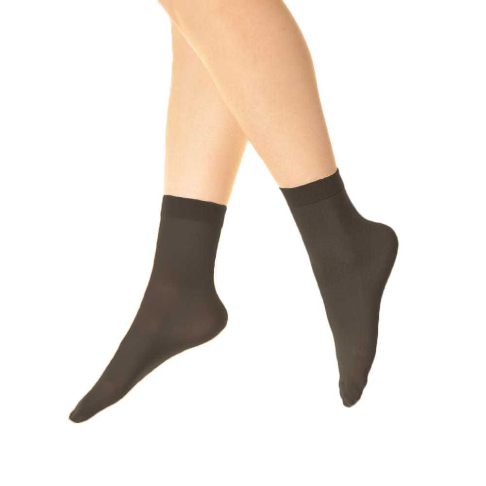 Angelina Nylon Ankle Hosiery 40D Sheer (6-Pairs), #320