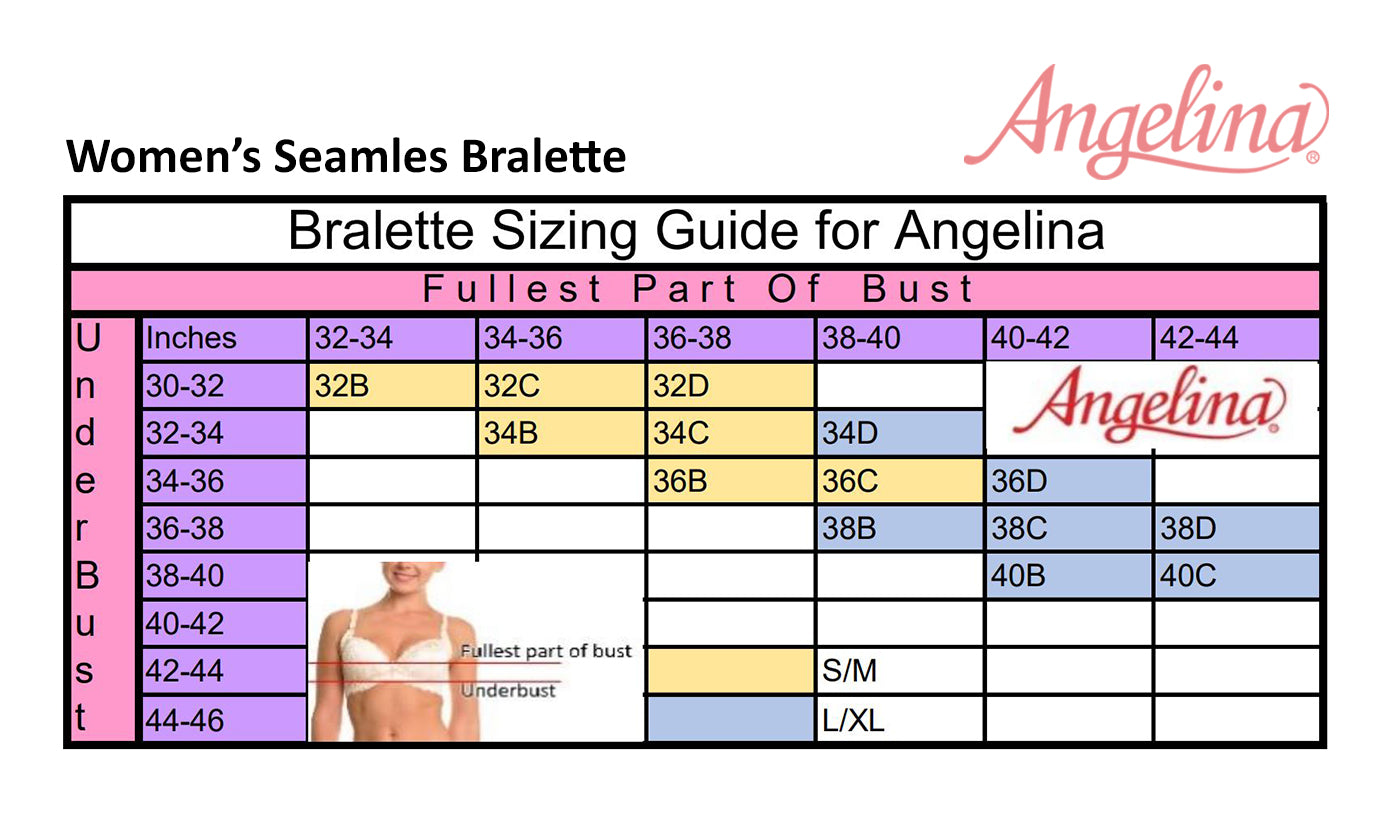 Angelina Seamless Bralette with Star Pattern Elastic Straps (6-Pack), #SE954