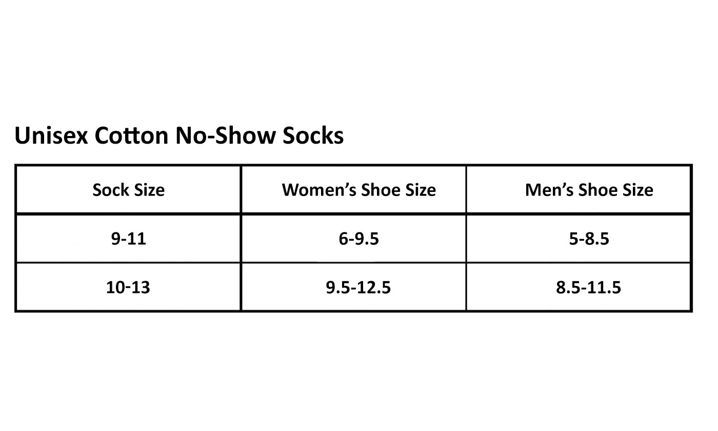 Angelina Unisex No-Show Socks with Cushioned Soles (12-Pack), #XNSOCK