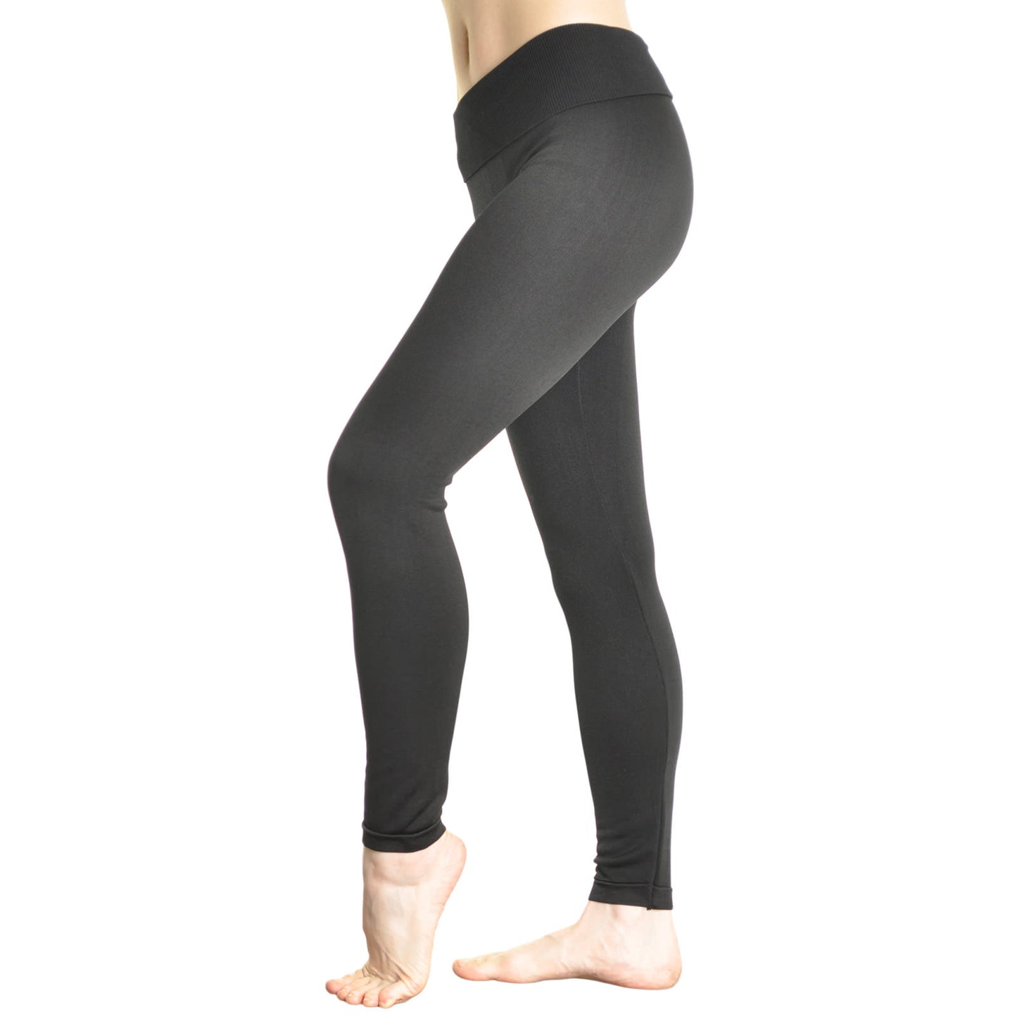 Angelina High Waist French Terry Leggings with Shaping Control (12-Pack)