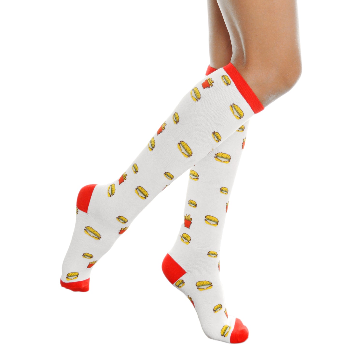 Angelina Knee-High Novelty Foodie Socks (6-Pairs), #2546