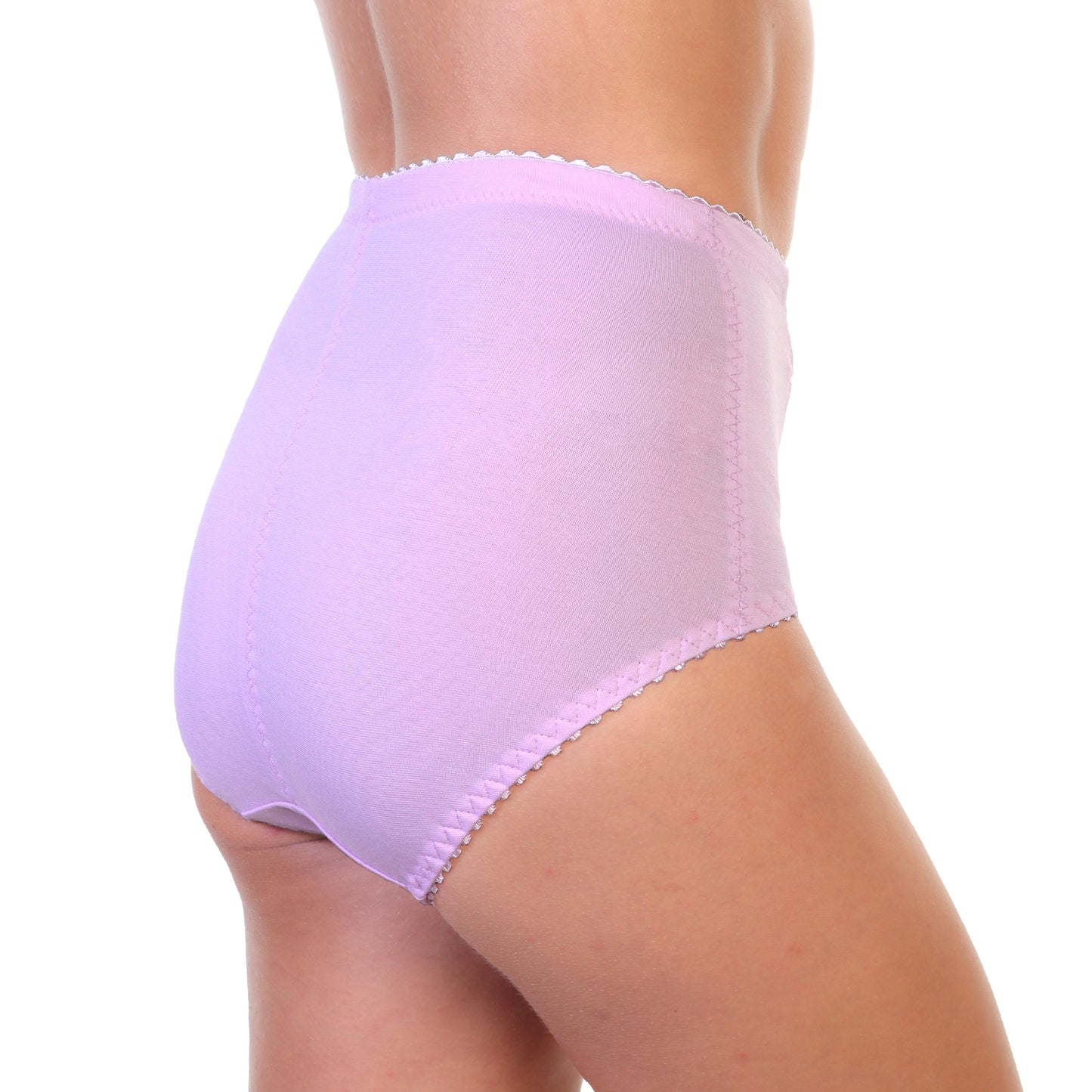 Angelina Cotton High Waist Girdle with Zippered Pockets (12-Pack), #G939