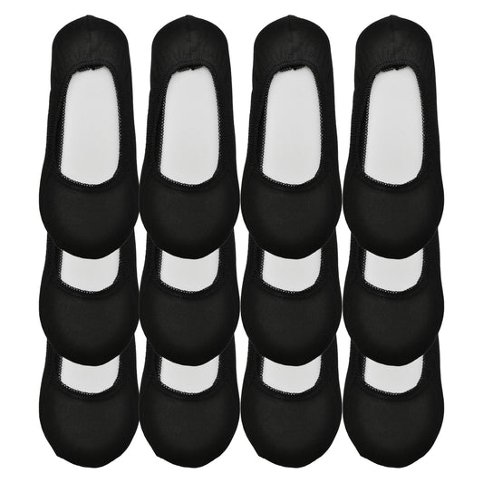 Angelina Cotton No-show Liner Socks (12-Pairs), #SK33
