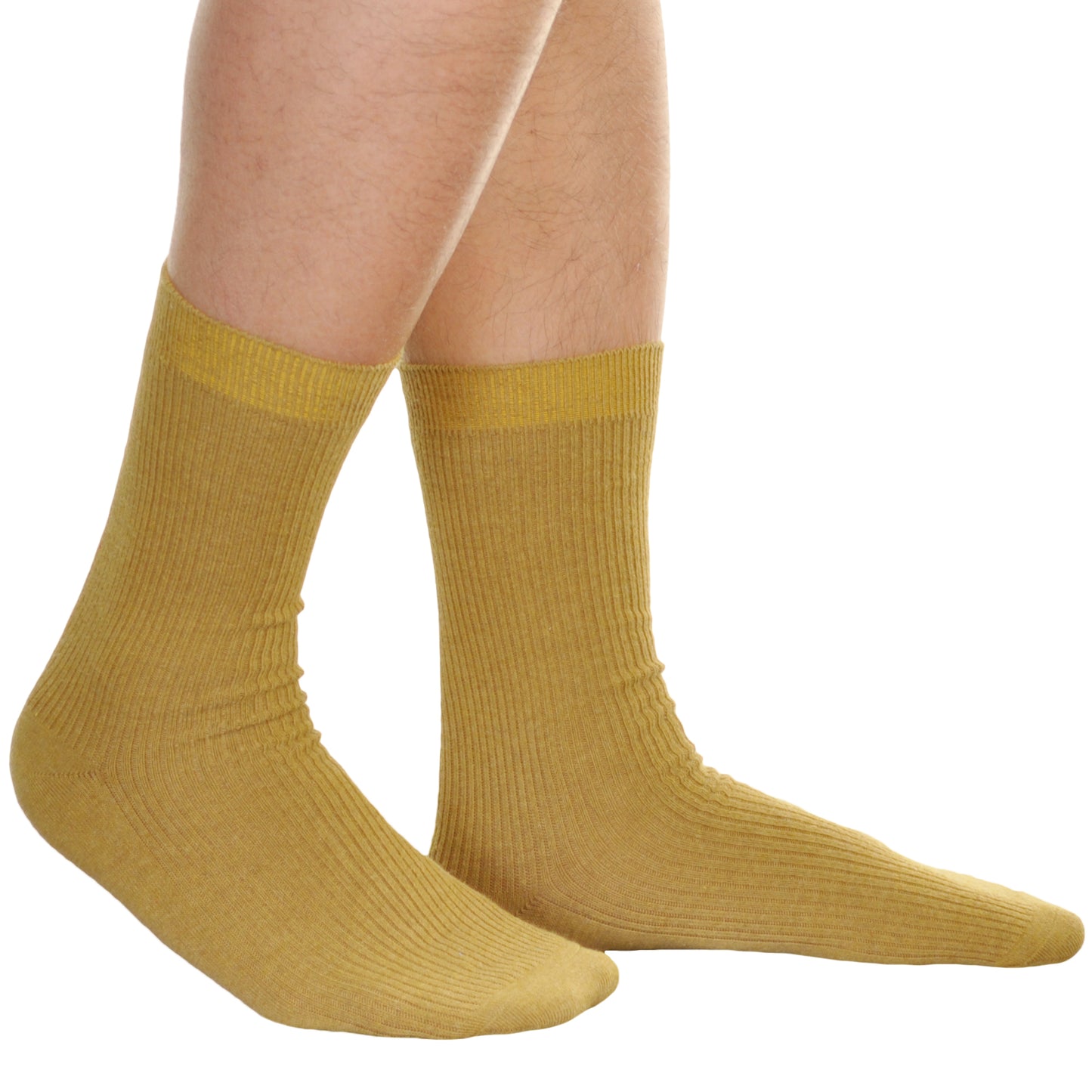 Swan Men's Cotton Ribbed Knit Crew Socks (6-Pairs), #9144