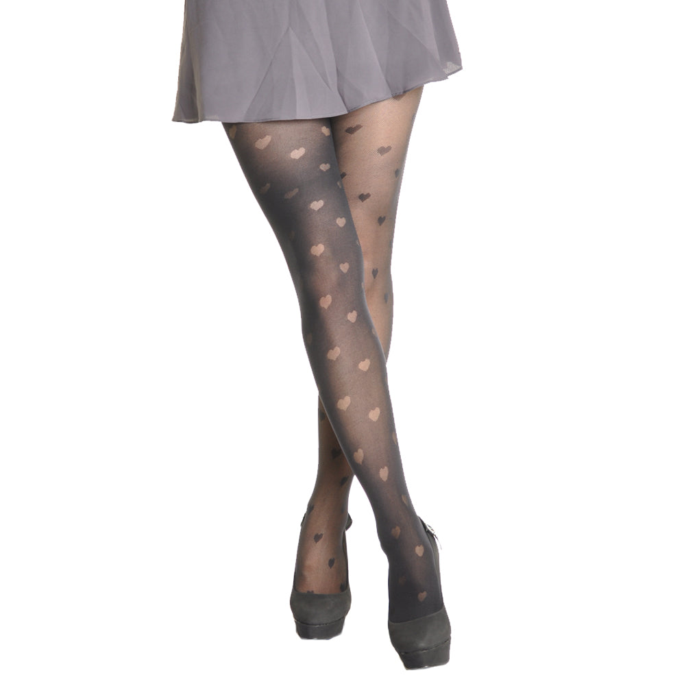 Angelina Mix-and-Match Pantyhose with Knit Designs (6-Pack), #9416
